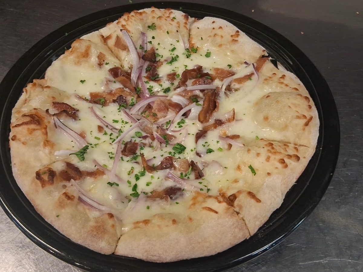 White Cheese Flatbread