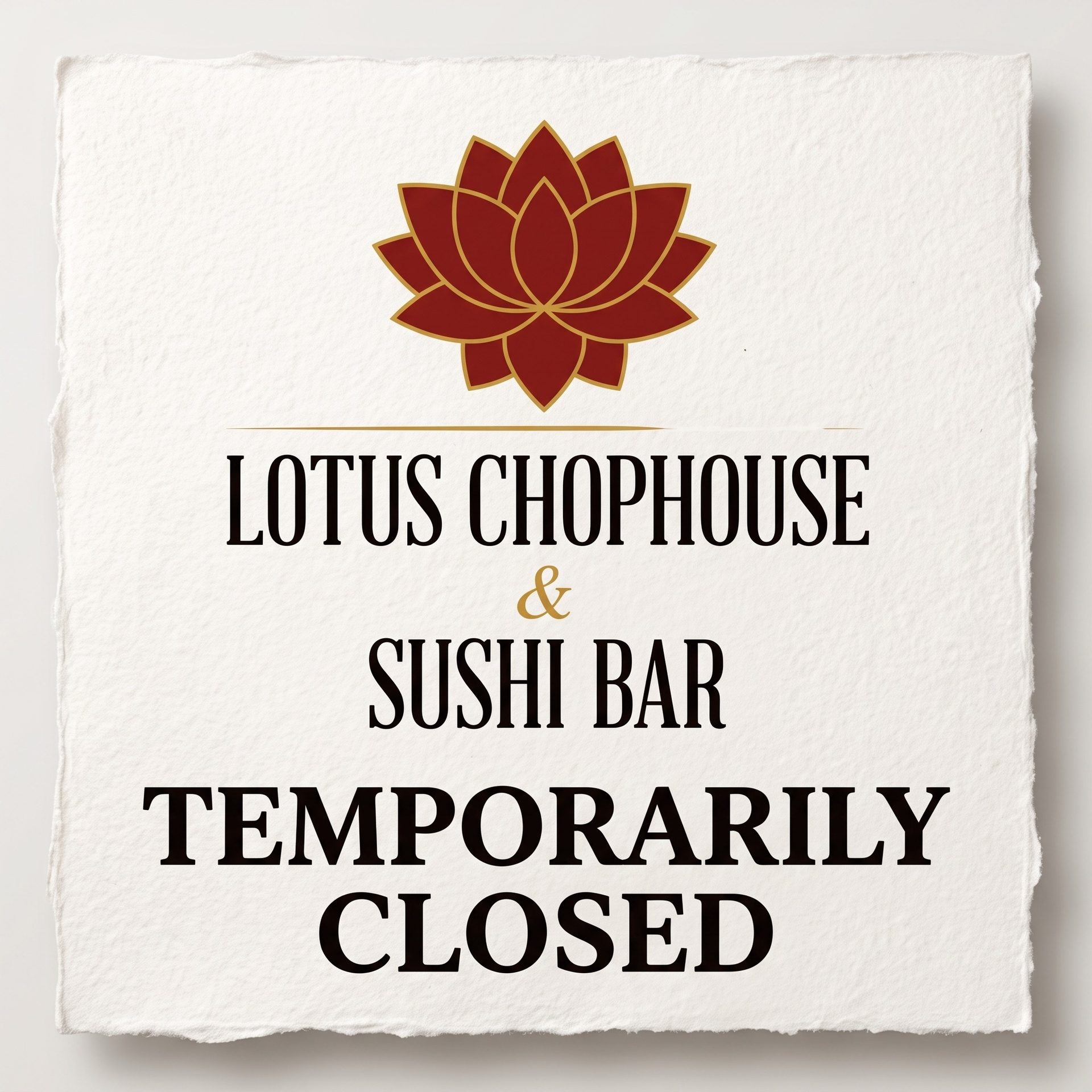 TEMPORARILY CLOSED