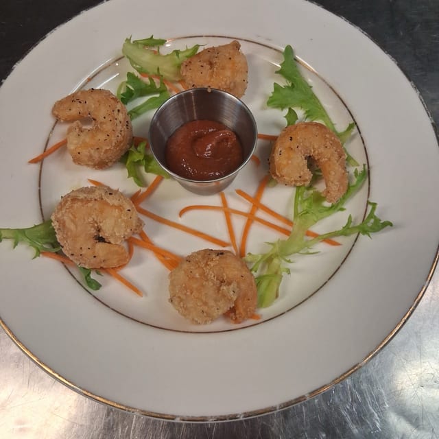 Salt & Pepper Crusted Shrimp